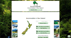 Desktop Screenshot of accommodationz.co.nz